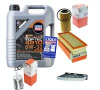 MAHLE Controllo Set 5 L Liqui Moly Top Tec 4210 0W-30 Per Audi A3 Sportback
