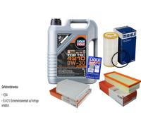 MAHLE Controllo set 5 L Liqui Moly Top Tec 4210 0W-30 per Audi A4 Avant 1.8