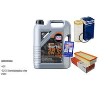 MAHLE Controllo set 5 L Liqui Moly Top Tec 4210 0W-30 per Audi A4 Avant 1.8