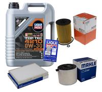 MAHLE Controllo Set 5 L Liqui Moly Top Tec 4210 0W-30 Per Audi A4 Avant 2.0