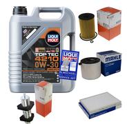 MAHLE Controllo Set 5 L Liqui Moly Top Tec 4210 0W-30 Per Audi A4 Avant 35