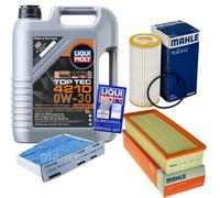 Mahle Controllo Set 5 L Liqui Moly Top Tec 4210 0W-30 per Audi Q3 2.0