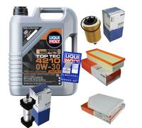 MAHLE Controllo Set 5 L Liqui Moly Top Tec 4210 0W-30 Per Audi Q5 2.0 TDI