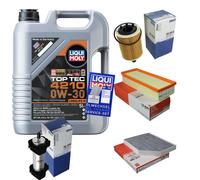 MAHLE Controllo Set 5 L Liqui Moly Top Tec 4210 0W-30 Per Audi Q5 2.0 TDI