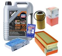 MAHLE Controllo Set 5 L Liqui Moly Top Tec 4210 0W-30 Per Audi TT 2.0 TFSI