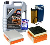 MAHLE Controllo Set 5 L Liqui Moly Top Tec 4210 0W-30 Per BMW 3er Touring