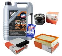 MAHLE Controllo Set 5 L Liqui Moly Top Tec 4210 0W-30 Per Nissan Note 1.5