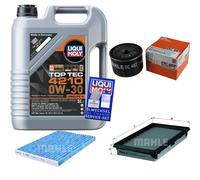 MAHLE Controllo Set 5 L Liqui Moly Top Tec 4210 0W-30 Per Nissan Qashqai +2