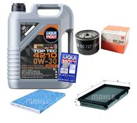MAHLE Controllo Set 5 L Liqui Moly Top Tec 4210 0W-30 Per Nissan Qashqai +2