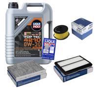MAHLE Controllo Set 5 L Liqui Moly Top Tec 4210 0W-30 Per Nissan Qashqai II