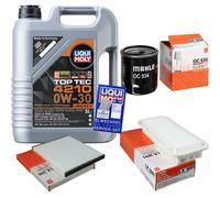 MAHLE Controllo Set 5 L Liqui Moly Top Tec 4210 0W-30 Per Toyota Yaris 1.0