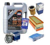 MAHLE Controllo Set 5 L Liqui Moly Top Tec 4210 0W-30 Per VW Caddy III