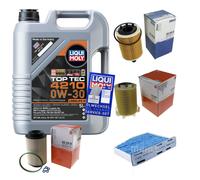 MAHLE Controllo Set 5 L Liqui Moly Top Tec 4210 0W-30 Per VW Caddy III