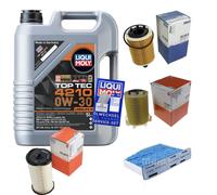 Mahle Controllo Set 5 L Liqui Moly Top Tec 4210 0W-30 per VW Carrello