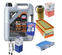 Mahle Controllo Set 5 L Liqui Moly Top Tec 4210 0W-30 per VW EOS 2.0