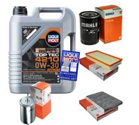 MAHLE Controllo Set 5 L Liqui Moly Top Tec 4210 0W-30 Per VW Golf IV 1.6 2.0