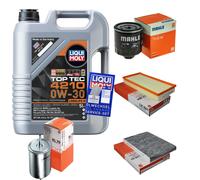 MAHLE Controllo Set 5 L Liqui Moly Top Tec 4210 0W-30 Per VW Golf IV 1.6 FSI