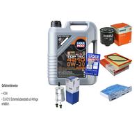 Mahle Controllo Set 5 L Liqui Moly Top Tec 4210 0W-30 per VW Golf V 1.4 16V