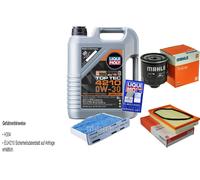 MAHLE Controllo set 5 L Liqui Moly Top Tec 4210 0W-30 per VW Golf V 1.4 16V