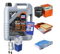 Mahle Controllo Set 5 L Liqui Moly Top Tec 4210 0W-30 per VW Golf Variant VI