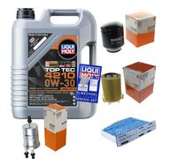 MAHLE Controllo set 5 L Liqui Moly Top Tec 4210 0W-30 per VW Golf VI 1.4 TSI