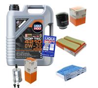 MAHLE Controllo set 5 L Liqui Moly Top Tec 4210 0W-30 per VW Golf VI 1.4 TSI