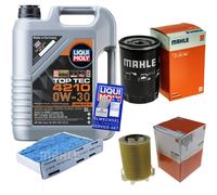 MAHLE Controllo Set 5 L Liqui Moly Top Tec 4210 0W-30 Per VW Golf VI 1.6