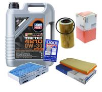 MAHLE Controllo Set 5 L Liqui Moly Top Tec 4210 0W-30 Per VW Golf VI 2.0 GTI