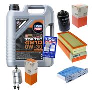 MAHLE Controllo Set 5 L Liqui Moly Top Tec 4210 0W-30 Per VW Golf VI 2.0 GTI