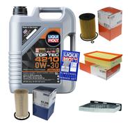 MAHLE Controllo Set 5 L Liqui Moly Top Tec 4210 0W-30 Per VW Golf VI