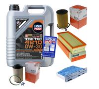 MAHLE Controllo Set 5 L Liqui Moly Top Tec 4210 0W-30 Per VW Jetta IV 2.0