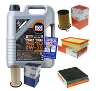 MAHLE Controllo Set 5 L Liqui Moly Top Tec 4210 0W-30 Per VW Passat Variant