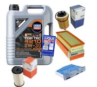 Mahle Controllo Set 5 L Liqui Moly Top Tec 4210 0W-30 per VW Tiguan 2.0