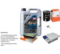 MAHLE Controllo Set 5 L Liqui Moly Top Tec 4600 5W-30 Per Honda CR-V IV 2.0