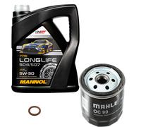 MAHLE Controllo Set 5 L MANNOL 5W-30 LONGLIFE Per Opel Frontera B 2.2i 2.0i