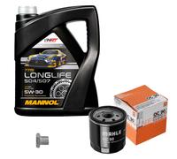 Mahle Controllo Set 5 L mannol 5W-30 Longlife per Opel Frontera - B 2.2i