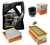 MAHLE Controllo Set 5 L MANNOL 5W-30 LONGLIFE Per VW Touran 1.4 TSI Sharan