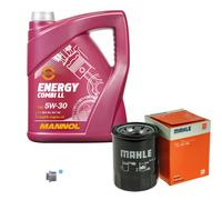 MAHLE Controllo Set 5 L MANNOL 5W-30 Per Mitsubishi Mirage/Space Star