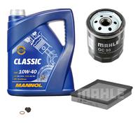 MAHLE Controllo Set 5 L MANNOL Classic 10W-40 Per Opel Kadett E CC 2.0 GSi