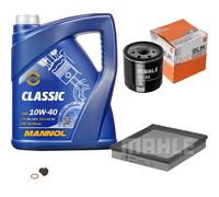 MAHLE Controllo Set 5 L MANNOL Classic 10W-40 Per Opel Kadett E CC 2.0 GSi