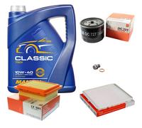 MAHLE Controllo Set 5 L MANNOL Classic 10W-40 Per Suzuki Jimny 1.5 DDIS 4WD