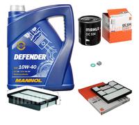 Mahle Controllo Set 5 L mannol Defender 10W-40 per di Toyota Corolla Compact
