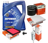 Mahle Controllo Set 5 L mannol Defender 10W-40 per Mazda 2 1.4 1.25 1.6