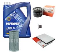 MAHLE Controllo Set 5 L MANNOL Defender 10W-40 Per Renault Megane I 1.9 dCi