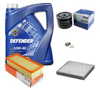 MAHLE Controllo Set 5 L MANNOL Defender 10W-40 Per Rover 25 2.0 IDT