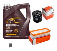 MAHLE Controllo Set 5 L MANNOL Diesel TDI 5W-30 Per Dacia Lodgy 1.5 dCi