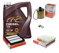 MAHLE Controllo Set 5 L MANNOL Diesel TDI 5W-30 Per Fiat Freemont 2.0 JTD