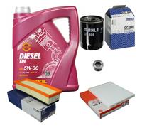 MAHLE Controllo Set 5 L MANNOL Diesel TDI 5W-30 Per Fiat Punto Evo 1.2 1.4