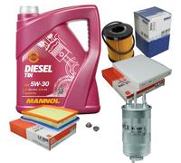 Mahle Controllo Set 5 L mannol Diesel Tdi 5W-30 per IN Legno Per Opel Meriva