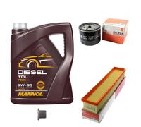 MAHLE Controllo Set 5 L MANNOL Diesel TDI 5W-30 Per Renault Kangoo 1.5 dCi